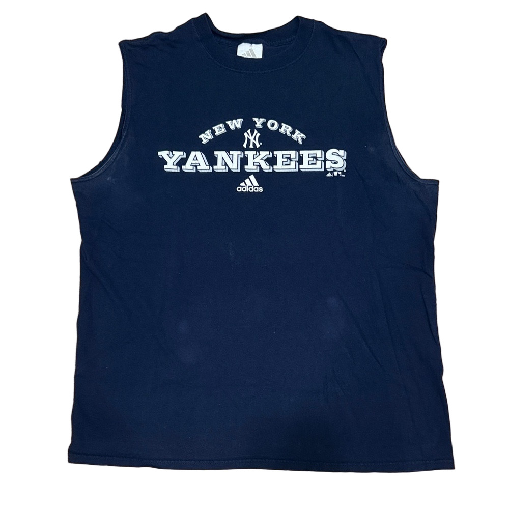 Men’s Adidas Navy Blue New York Yankees Sleeveless Tee
